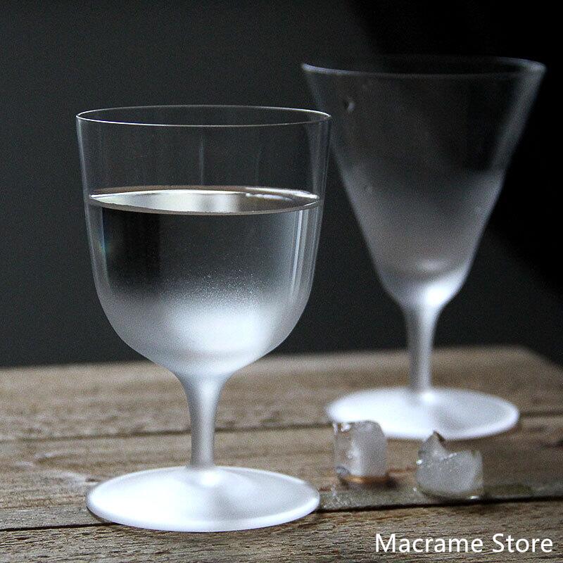 Whisky Beer And Wine - 和風ウイスキータンブラーガラス、つや消し透明、中世ワインカップ、バークリエイティブカクテルグラス