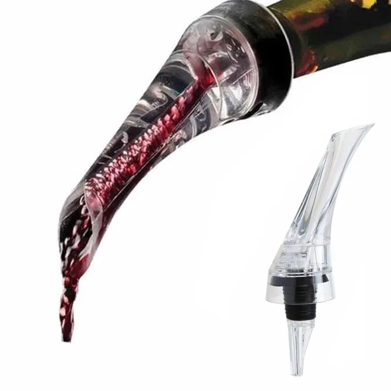 Wine Aerator Pour - キッチン用品、ワインデカンター、ワインエアレーター、注ぎ口付きデカンター、ワインエアレーター、素早くエアレーションできる注ぎ口ツール、ポータブルフィルター