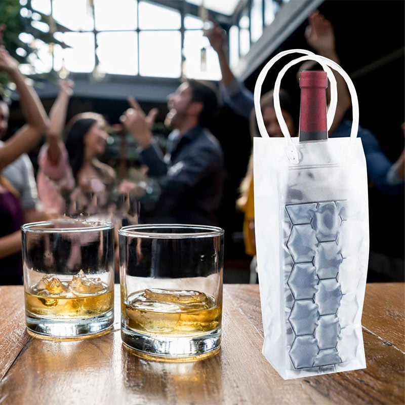 アイスワインバッグ シャンパンビールクーラー ワイングラスホ - Whisky Beer And Wine のレビューと価格
