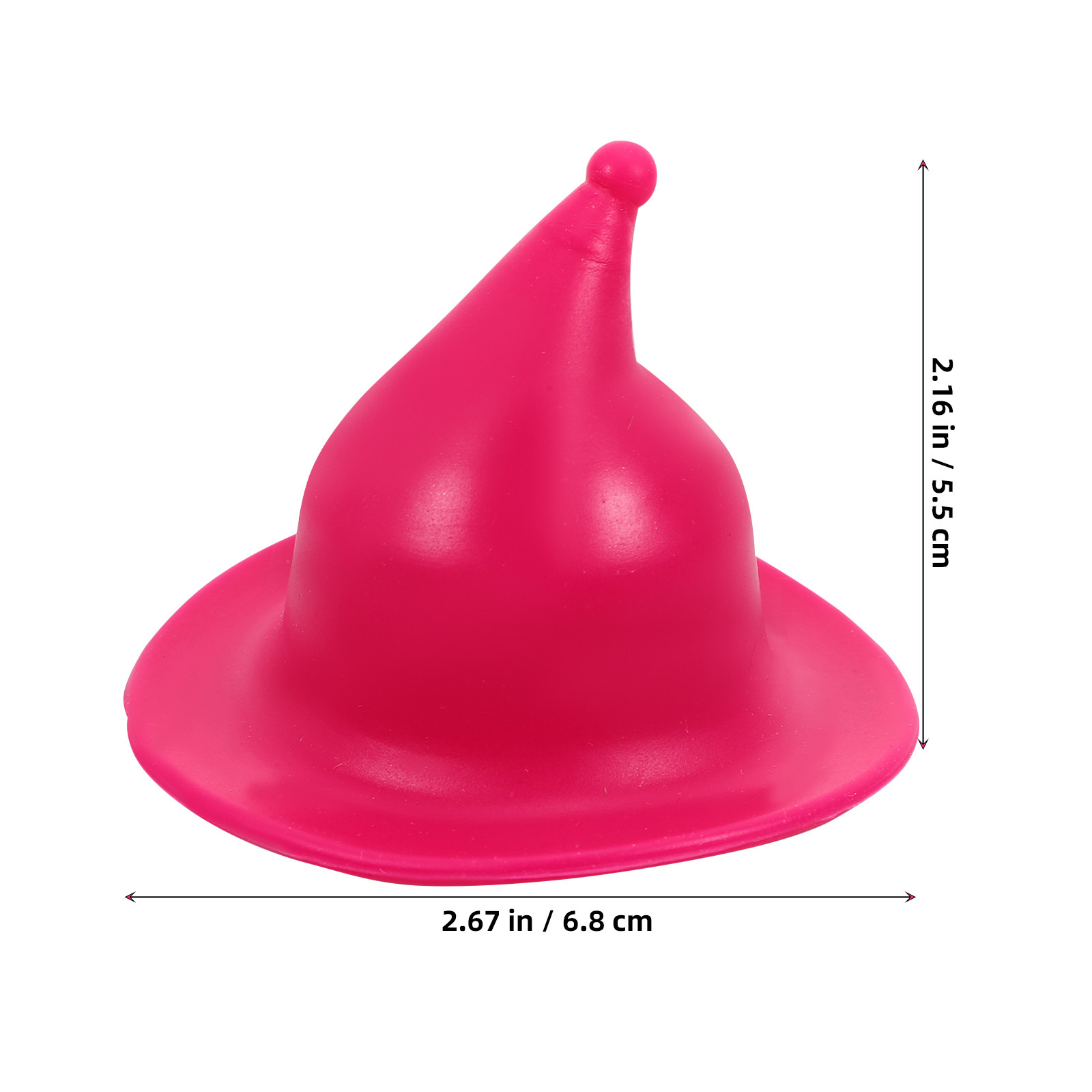 ワインボトル用シリコン製ストッパー4個入り。魔女の帽子型で、 - Wine Beer Hat のレビューと価格