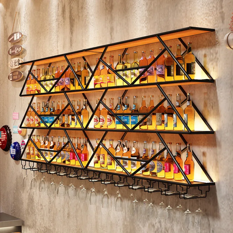 壁掛けワインラック 錬鉄製収納棚 クリエイティブなバーディス - Wine & Beer Guayaquil のレビューと価格