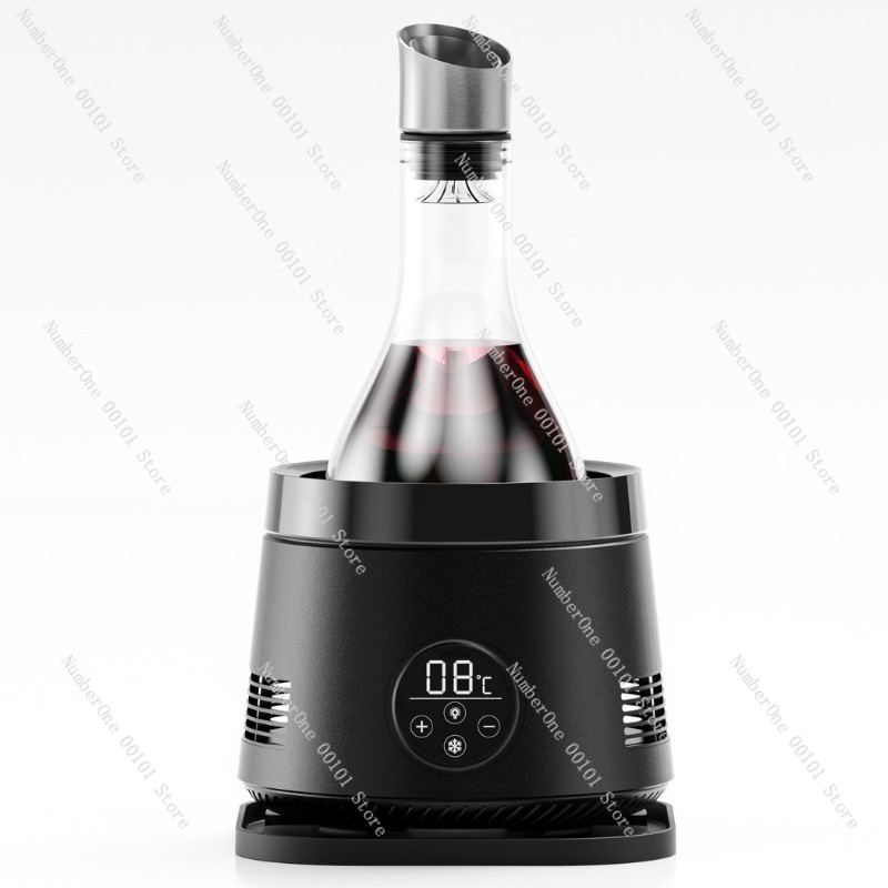 電子式アイスワインデカンターチラーディスペンサー新型冷却エア - Wine Aerator Pour のレビューと価格