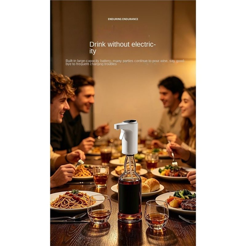 【HOT!A34R】エアレーター付き電動ワインディスペンサー - Wine Aerator Pour のレビューと価格