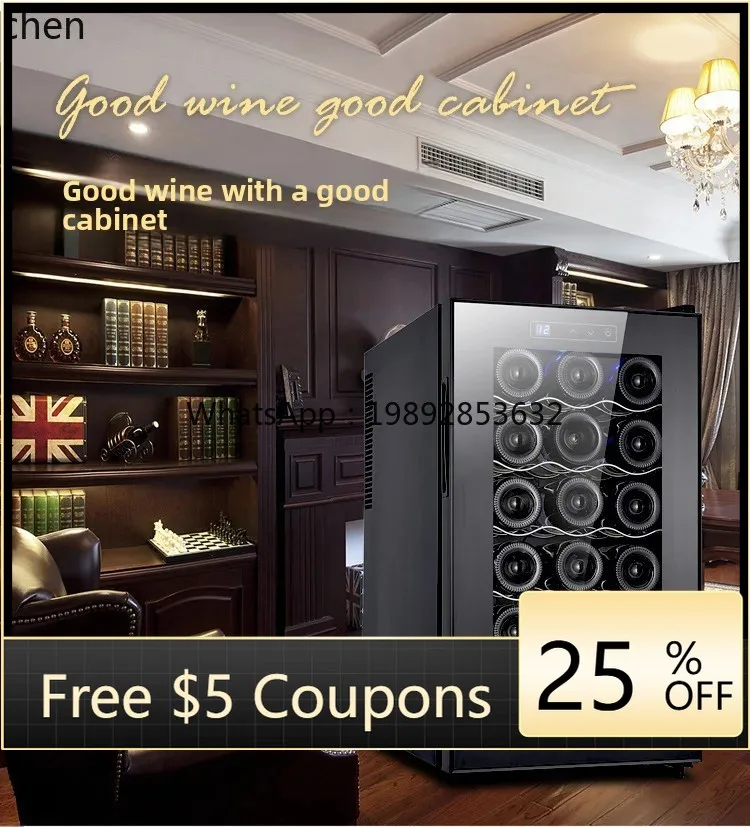 cc26 18 パック赤ワイン恒温ワインキャビネット冷蔵庫電 - Wine & Beer Guayaquil のレビューと価格