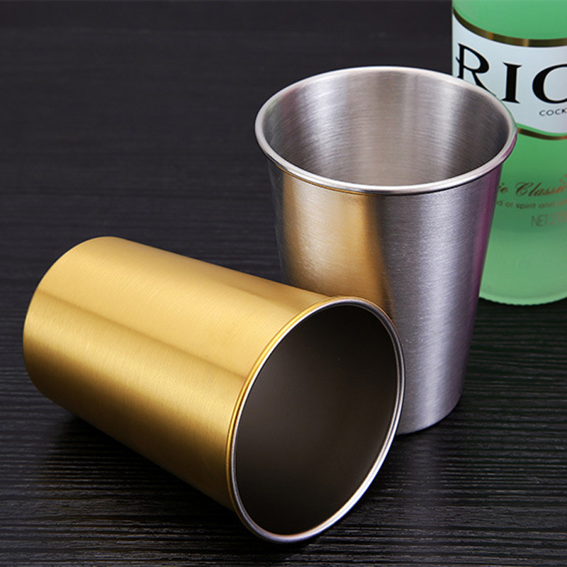 50個/ロット 304ステンレス製メタルカップ ウイスキー  - Whisky Beer And Wine のレビューと価格